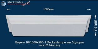 Bayern 10/1000x500-1 Deckenleuchte ohne LED-s