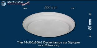 Trier 14/500x500-3 Lampenkörper ohne LED-s
