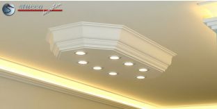 Deckenbeleuchtung mit LED Spots Düren 21/1000x500-2