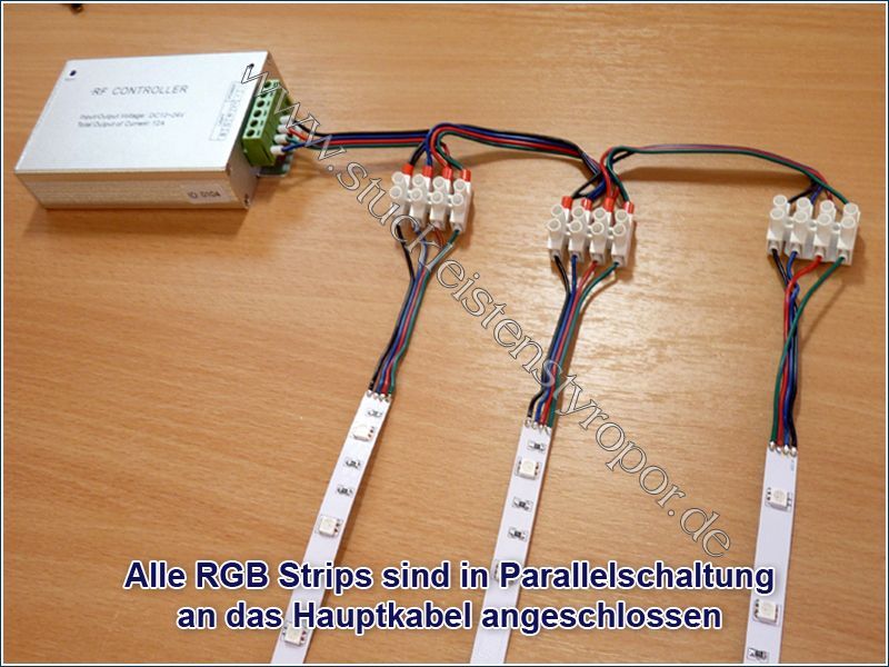 2 Led Streifen An Ein Netzteil Anschließen indirekte-beleuchtung24.de