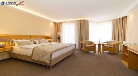 indirekte Beleuchtung im Hotelzimmer