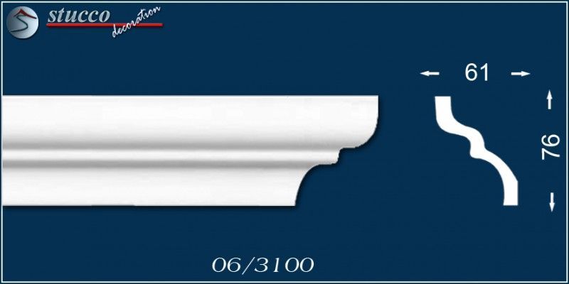 Eindhoven 06 Hohlkehlleiste (76 × 61 mm)