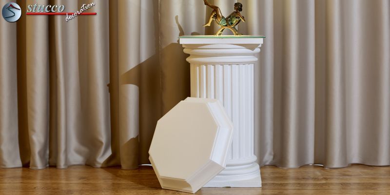 Bayern 10-500x500-2 Deckenlampe aus Styropor ohne LED Beleuchtung