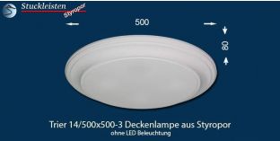 Trier 14/500x500-3 Lampenkörper ohne LED-s