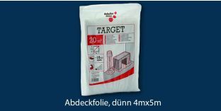 Abdeckfolie, dünn 4 m x 5 m