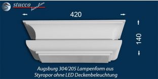 Augsburg 304/205 Lampenkörper ohne LED-s