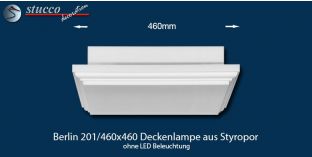 Berlin 201/460x460 Stucklampe ohne LED-s