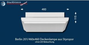 Berlin 201/460x460 Stucklampe ohne LED-s