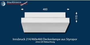 Innsbruck 214/460x460 Deckenleuchte ohne LED-s