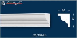 Vorhangleiste zur Stuckleiste Roma 28