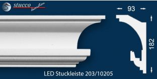 Deckenprofil für LED Strips Hamburg 203