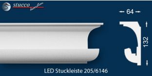 LED Stuckleiste für indirekte Beleuchtung München 205