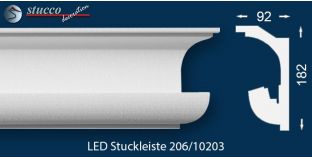 Deckenprofil für LED Streifen Nürnberg 206