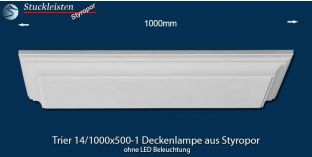 Trier 14/1000x500-1 Deckenbeleuchtung ohne LED-s