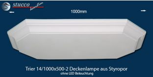 Trier 14/1000x500-2 Stucklampe ohne LED-s
