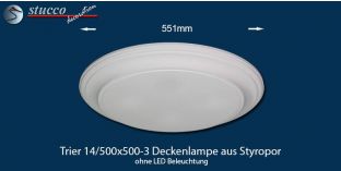 Trier 14/500x500-3 Lampenkörper ohne LED-s