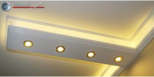 LED Deckenleisten für direkte und indirekte Beleuchtung Essen 190+2x202