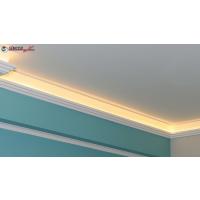 Indirekte Deckenbeleuchtung mit Stuckleisten Styropor