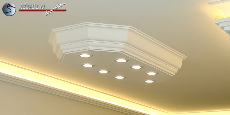 Deckenbeleuchtung mit LED Spots Düren 21/1000x500-2