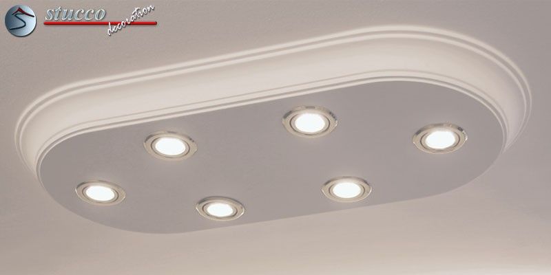LED Deckenleuchte mit LED Spots Bayern 10/1000x500-3