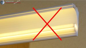 LED Licht ohne Aluminium Profil