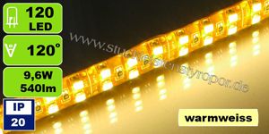 Warmweißer LED Streifen mit 120 LEDs/m