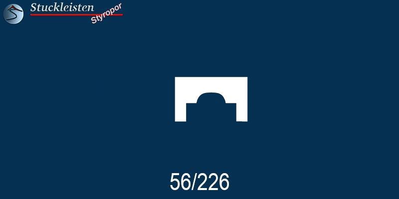 Styropor Deckenleisten und Wandleisten, Zierleisten Bremen 56 Profil Negative