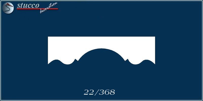 Stuckleiste Oslo 22 Profil Negativ