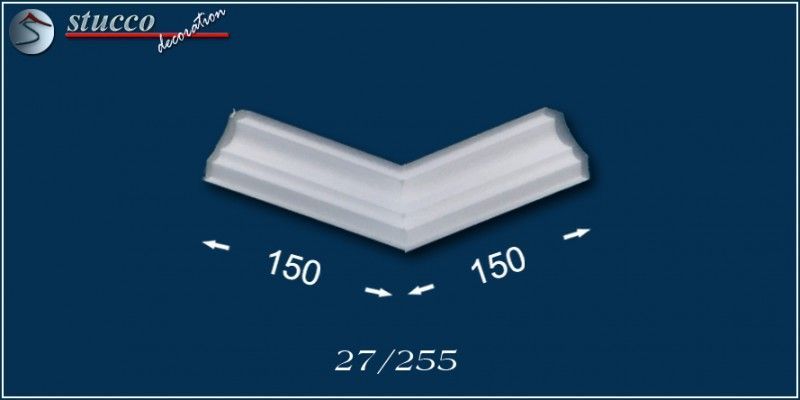 Styropor Stuckleisten Roma 27 inneres Eckelement