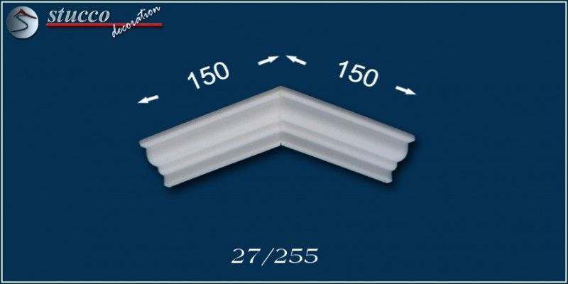 Styropor Stuckleisten Roma 27 äußeres Eckelement