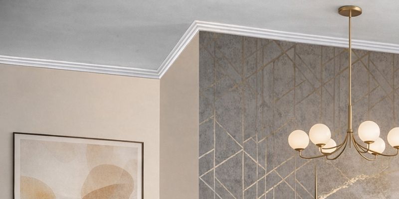 Außeneckelement für Stuckleisten