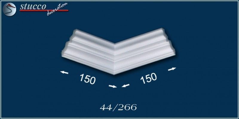 Zierleiste Dublin 44 inneres Eckelement Zierleiste Dublin 44 inneres Eckelement