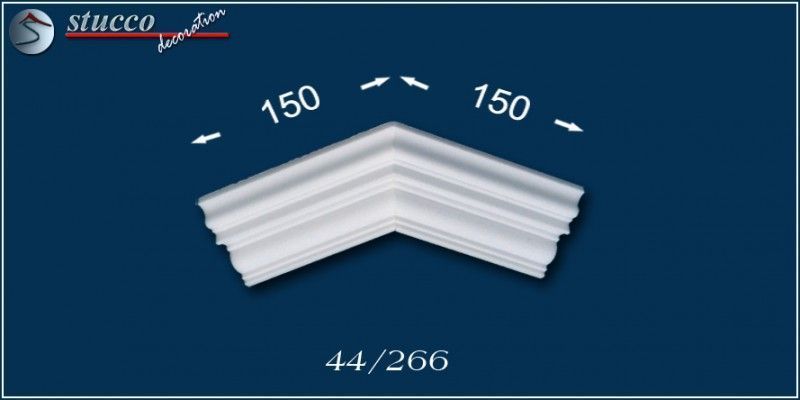 Zierleiste Dublin 44 äußeres Eckelement Zierleiste Dublin 44 äußeres Eckelement