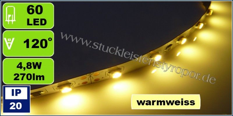 LED Strips mit warmweißen LEDs